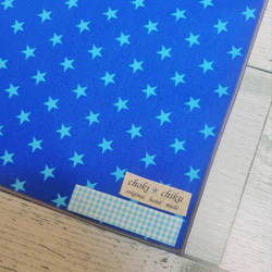 30×40 星柄のランチョンマット、ナフキン、ランチマット【入園・入学】給食、男の子 3枚目の画像