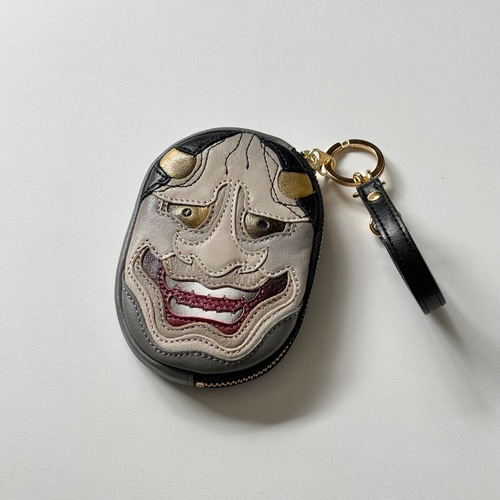 能面般若のマメポ 小銭入れ・コインケース ies design 通販 153936