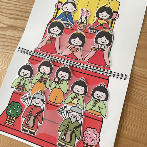 即購入オッケー☆嬉しいひなまつりバージョン② スケッチブックシアター 即購入オッケー☆嬉しいひなまつりバージョン② スケッチブック