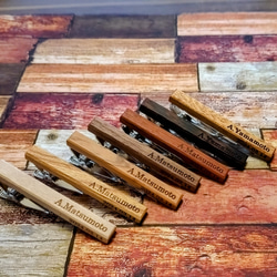 名前刻印可 】シンプルな木製ネクタイピン タイピン・カフス gowa 通販