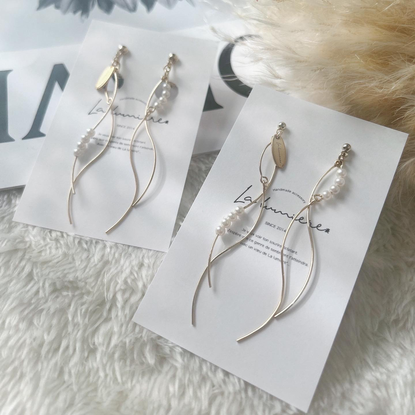 feminine × perl ピアス/イヤリング⑅*॰ॱ ピアス（その他） LA