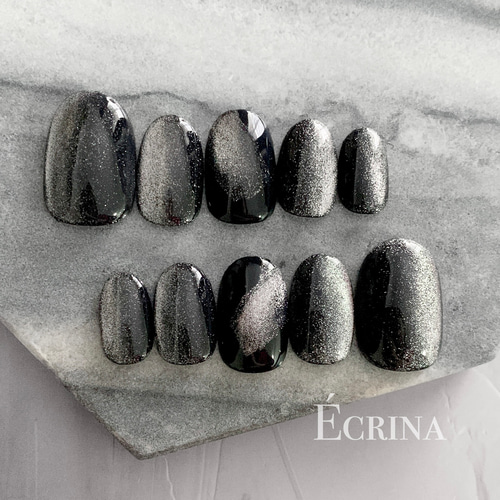 mmkネイルチップ 111 ストライプマグ マグネットネイル ネイルチップ ネイルチップ