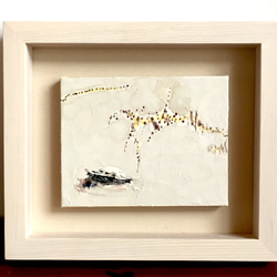 日本画】額装 F0号 『いらないものは穴の中へ・Ⅰ』【原画】 絵画