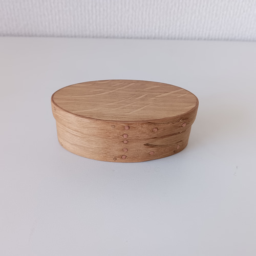 シェーカーボックス　オバール　楢 Shaker Oval Box #0 - 楢 その他インテリア雑貨 Okalu 通販