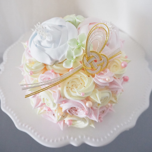 即日発送】クレイケーキ Hina ケーキトッパー Tenohila@粘土のケーキ