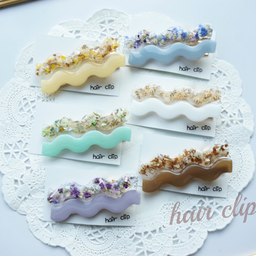 ヘアクリップ 2本セット ヘアアクセサリー クネクネヘアクリップ ヘア