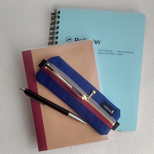 ⭐初売りセール ペンケース 手帳型 手帳が入るペンケース L パープル(パープル): ステーショナリー