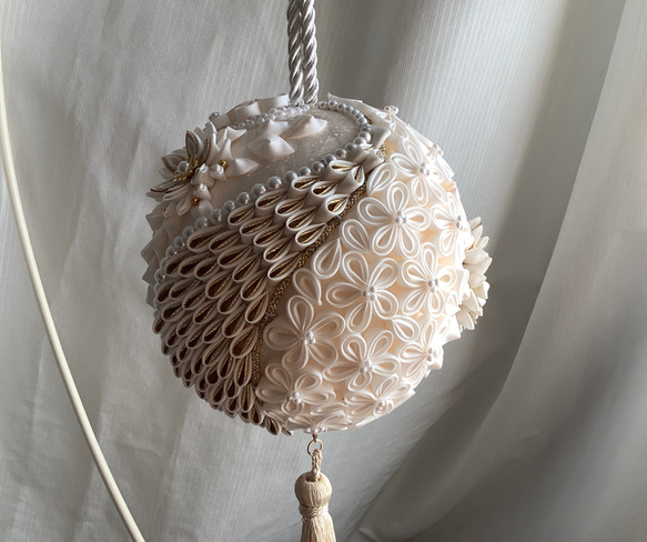 つまみ細工ボールブーケ 布 SKC2092595355(16000円)