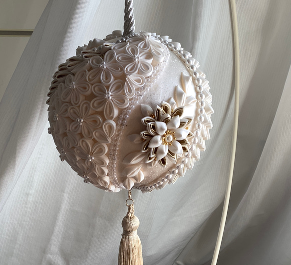 つまみ細工ボールブーケ 布 SKC2092595355(16000円)