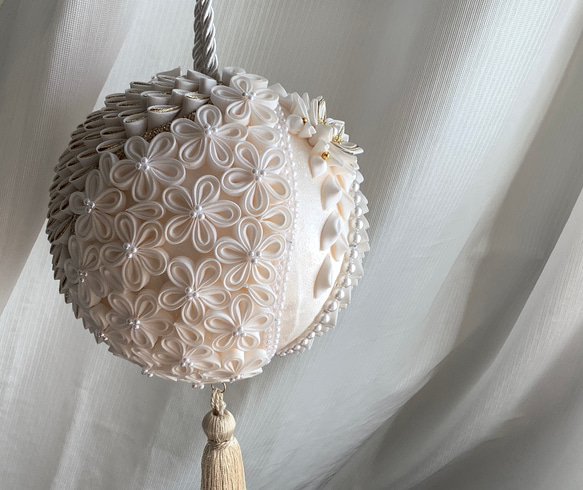 つまみ細工ボールブーケ 布 SKC2092595355(16000円)