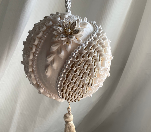 つまみ細工ボールブーケ 布 SKC2092595355(16000円)