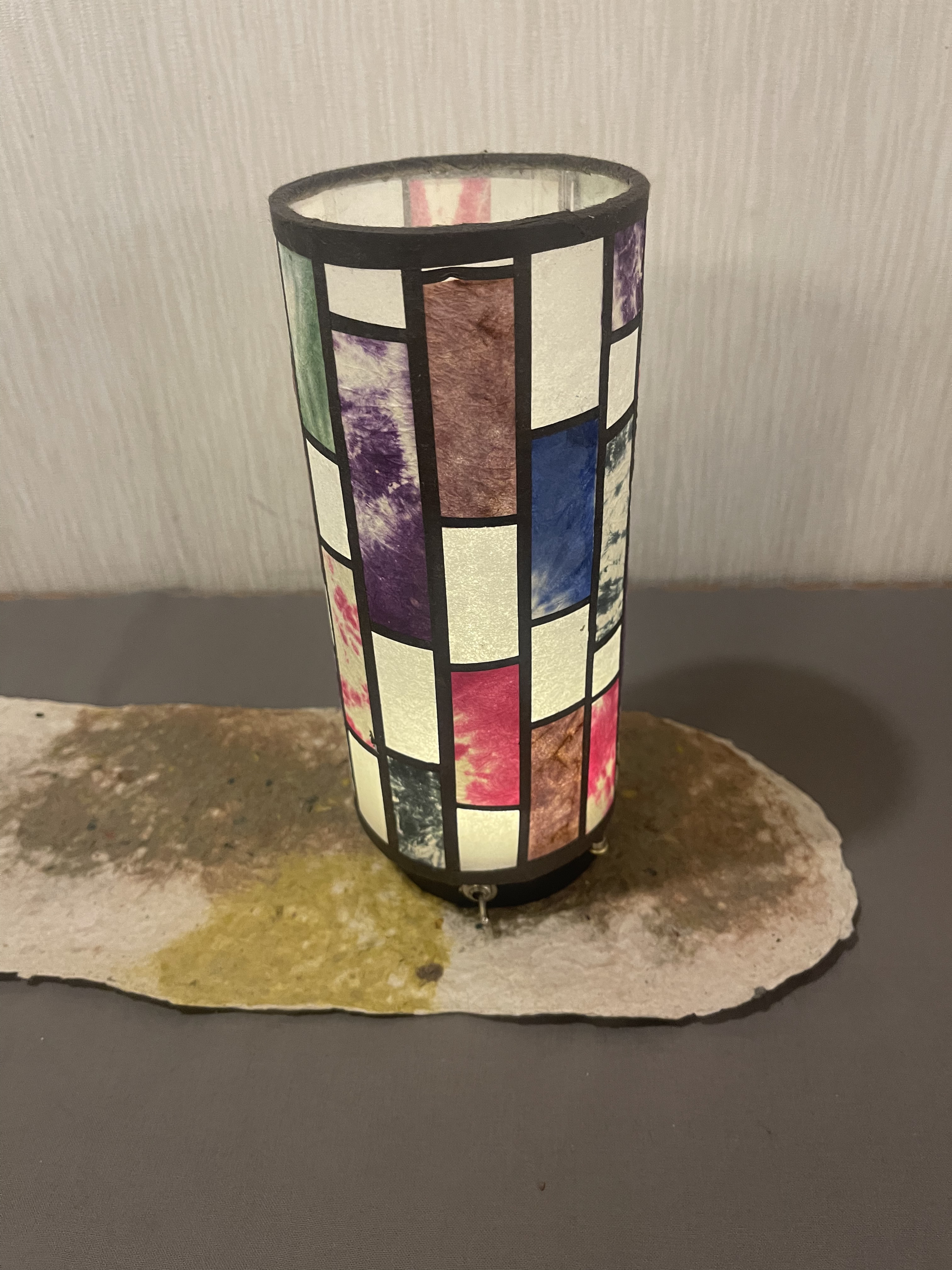 和紙ステンドランプ　丸　SGS-43    LEDコードレス