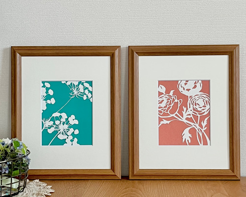 切り絵 花 華 原画 直筆サイン入り 1点物 美術品 初夏の宴 13c69604a3f8ceb92ed632ff942b8d