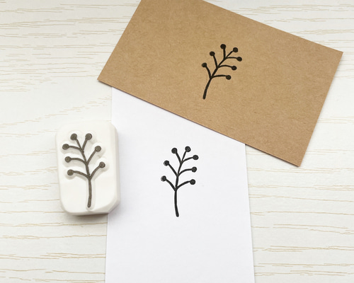 消しゴムはんこNo.125  ボタニカル③ 消しゴムはんこNo.125 ボタニカル③