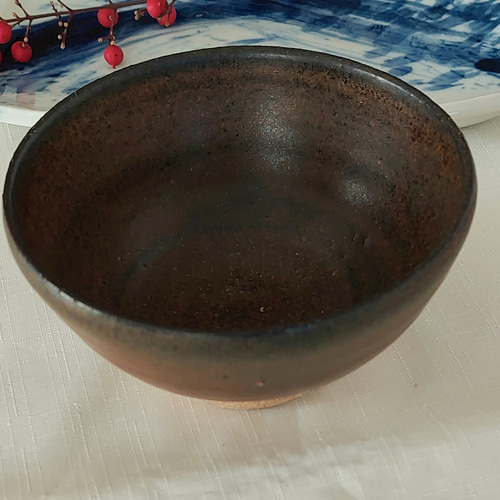 鉄釉 ご飯茶碗 小 A 茶碗・めし碗 potari 通販 15396068｜Creema