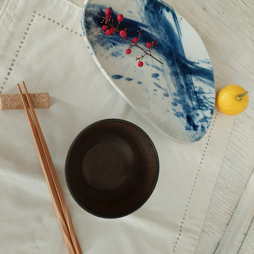 鉄釉 ご飯茶碗 小 A 茶碗・めし碗 potari 通販 15396068|Creema 鉄釉 ご飯茶碗 小 A 茶碗・めし碗 potari 通販 15396068|Creema