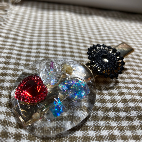 ヘアピン④ ヘッドアクセサリー レジンアクセサリー オモチャみたいな 