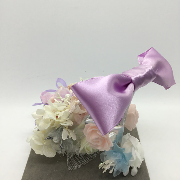 fleurmisakiのガラスの靴シリーズより　　　　　　　　『お花いっぱいラプンツェル風』 4枚目の画像
