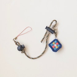 Kogin刺繡鏡頭蓋防丟帶彩色[相機鏡頭露營刺繡單眼] Colorfulnrun 第3張的照片