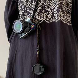 Kogin刺繡鏡頭蓋防丟帶彩色[相機鏡頭露營刺繡單眼] Colorfulnrun 第7張的照片