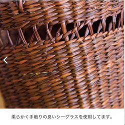 ◆粘土のお花◆ シロツメクサ　籠バッグ　ブラウン …　S767 16枚目の画像