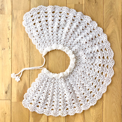 ポンチョ・ケープ WHITE TEBE CAPES 受注製作 ベビーケープ ポンチョ(白 淡雪) Baby Cape Poncho