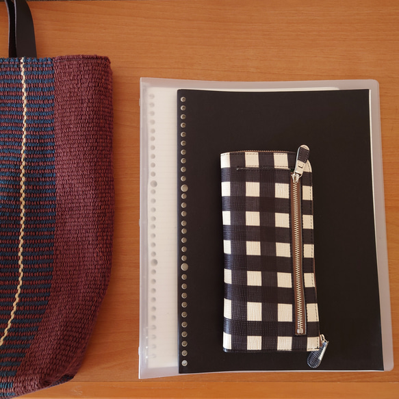 『TATAMI tote×shoulderbag 』畳織り鞄 手織り 手持ち肩掛け2wayバッグ A4サイズ 9枚目の画像