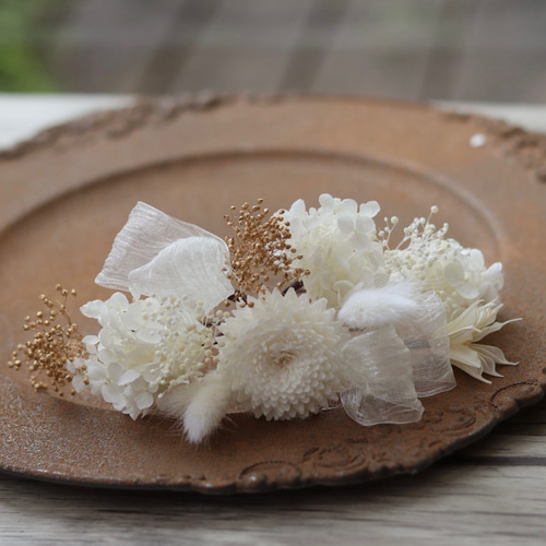 ドライフラワー ヘッドパーツ☆成人式 卒業式 袴 振袖 前撮り 七五三