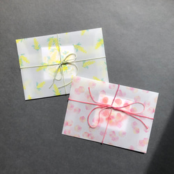 桜吹雪の封筒 4枚目の画像