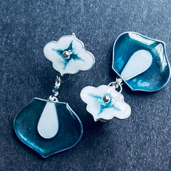 星之雲 1920s -耳環 Cloud of star 1920s Earrings  | cloisonné 第10張的照片