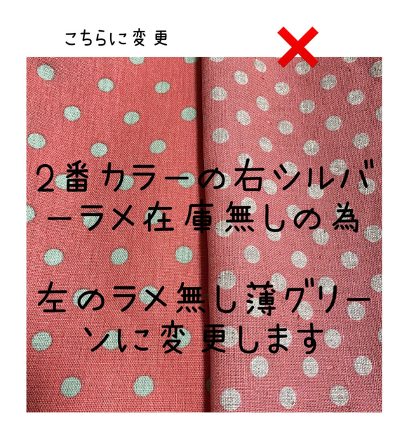 大きないちごの体操着袋＊チョコミントのヘタ♪選べる6色＊/Ｌサイズ 5枚目の画像