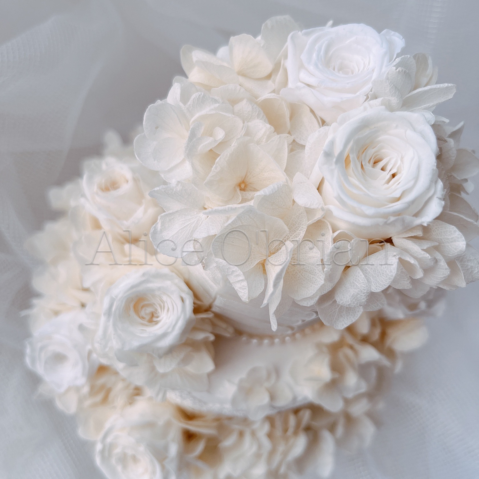 ♡ウェディングケーキウェルカムオブジェ〜Chandeleur♡リングピロー にも♡