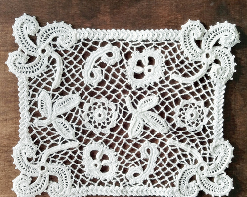 ❈Handmade❈　レース編み　☆スモールフラワー☆　☆アイリッシュドイリー☆ e0986818d6af6f44151167d72db12e