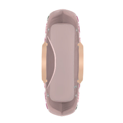 【ビッグ】デザイントートバッグ ビッグ 花柄 ロゴ ピンク 牡丹 ボタン トート バッグ カバン オシャレ 春 4枚目の画像