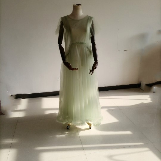 高品質！ 妊婦ドレス マタニティ 写真撮影 シースルー ワンピース ソフトチュール オーダーメイド