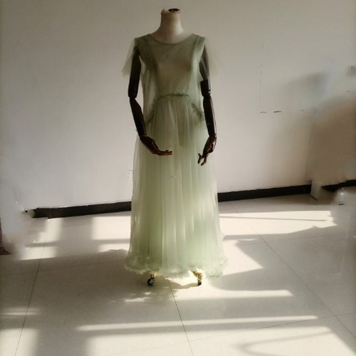 高品質！ 妊婦ドレス マタニティ 写真撮影 シースルー ワンピース  