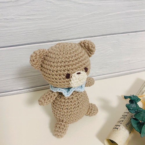 くまさん あみぐるみラトル おもちゃ・人形 𝑠ℎ𝑜𝑝 * 𝗺𝗲𝗺𝗲