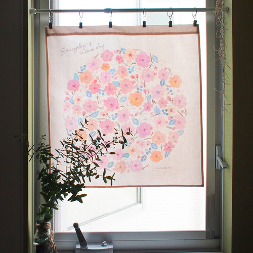 おひな様 タペストリー 三連 「桜花雛」 おひな様タペストリー三連