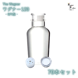 帶蓋瓶 Bottle 《瓦格納瓶 120 6 孔塞 70 瓶組》透明瓶 玻璃瓶 收納瓶 調味料 鹽 鹽 第1張的照片