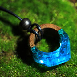 數量有限 [免運費] Nature Ring/Pn Wood Resin Jewelry 第1張的照片