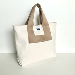 MINI KONOJI  TOTE【キナリ/カーキ】※受注生産※ご入金確認後に作製します。 3枚目の画像