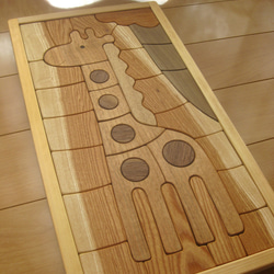 木製パズル(きりん) 1枚目の画像