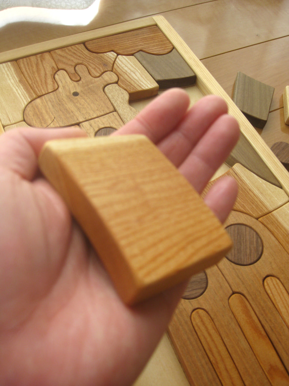 木製パズル(きりん) 5枚目の画像