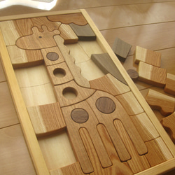 木製パズル(きりん) 3枚目の画像