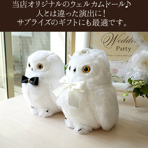 リニューアル】ウェルカムドール フクロウ 幸せを運ぶ ふくろう 大きい