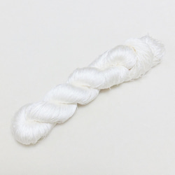 絹糸 78g「染色前糸」 精練済 シルク100％ かがり糸 刺繍糸 組み紐