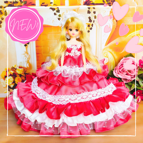 リカちゃん服ハンドメイド 〜紫小花〜｜Yahoo!フリマ（旧PayPay