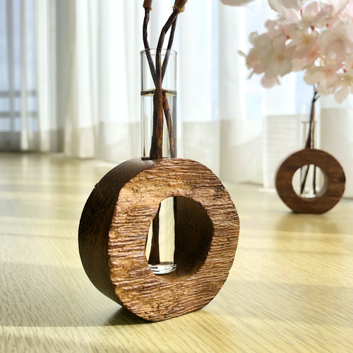 本物そっくり！満開の桜 フェイクウォーター2WAYアレンジ テーブル置き