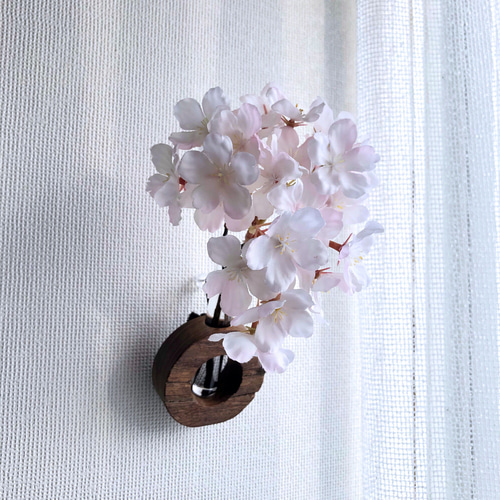 本物そっくり！満開の桜 フェイクウォーター2WAYアレンジ テーブル置き