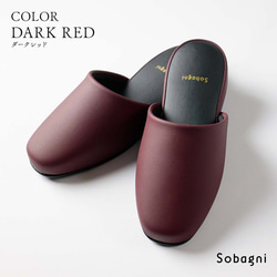 ★エシカルレザーSobagni(ソバニ)★大手ホテルも選んだ★エシカルレザースリッパROYAL★Ｌサイズ★キャメル 6枚目の画像